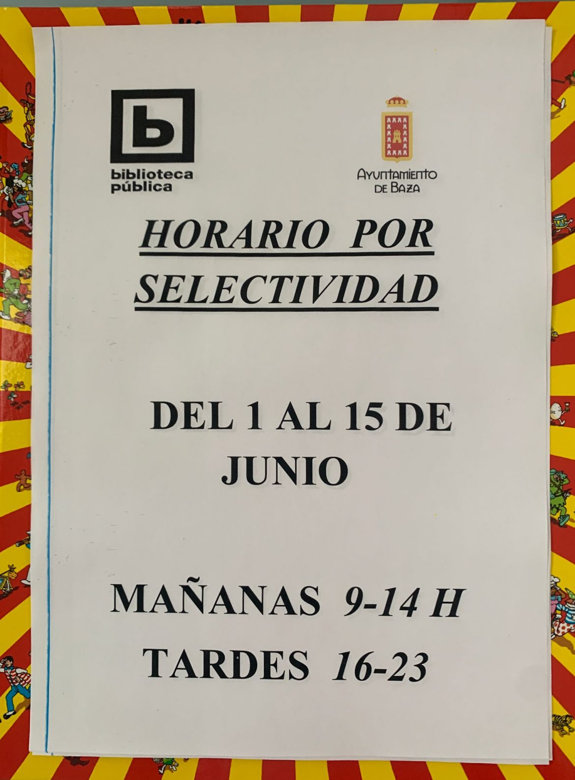 Horario Biblioteca