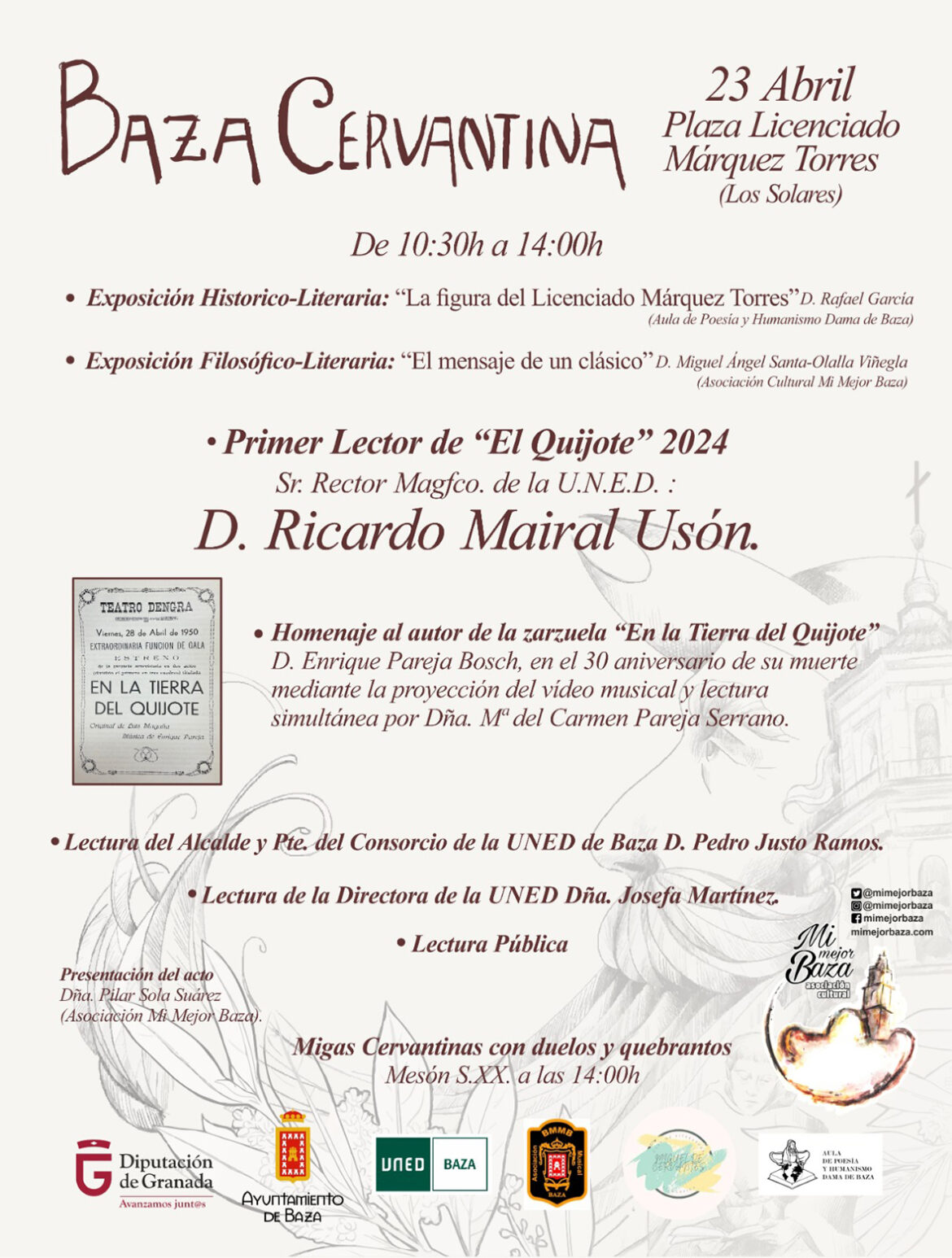 cartel Baza Cervantina 2024