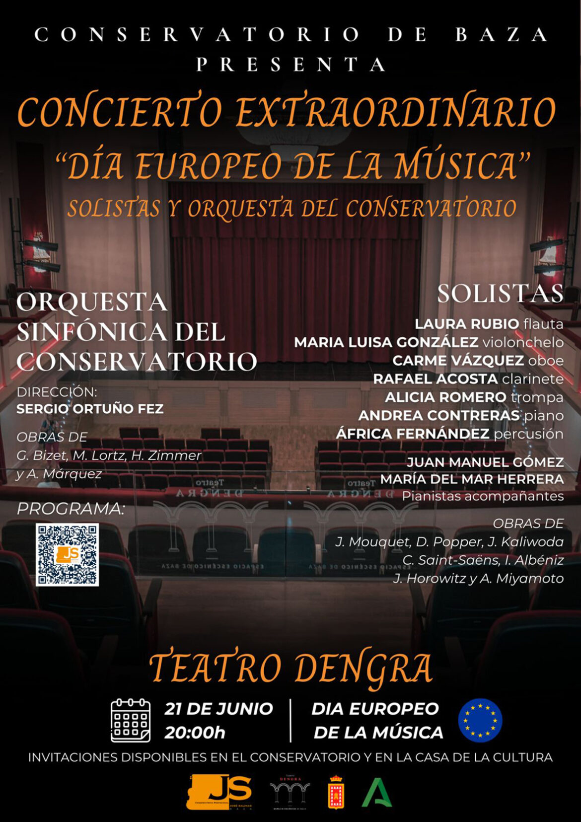 cartel concierto extraordinario conservatorio