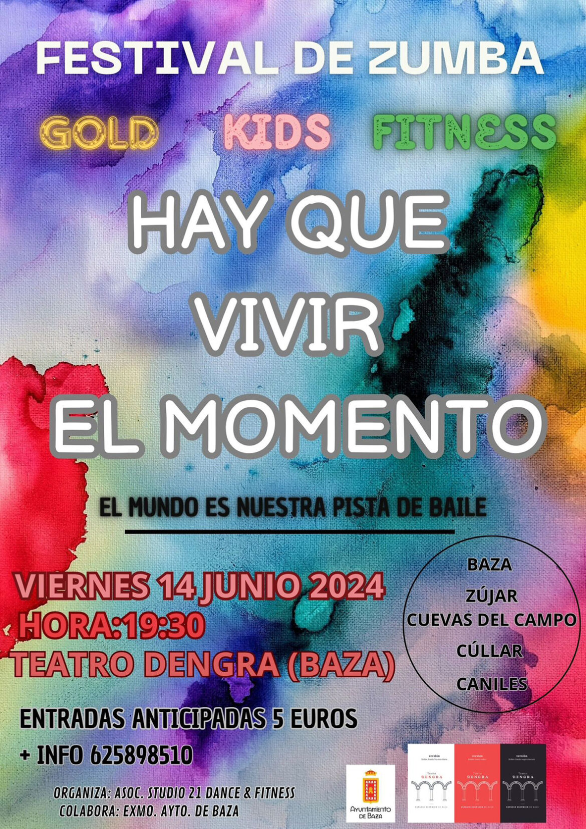 cartel festival de zumba