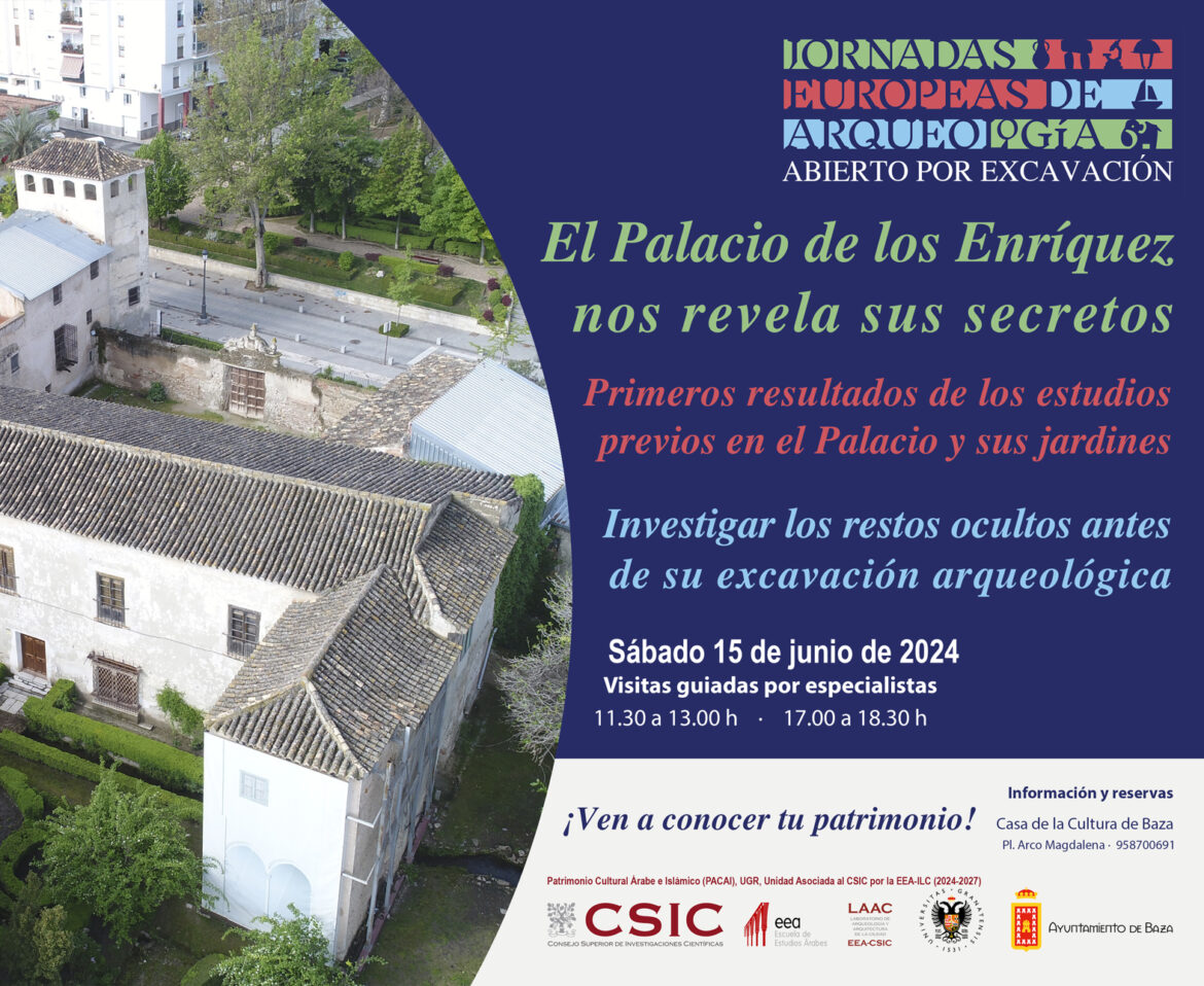 cartel jornadas europeas arqueología palacio enríquez