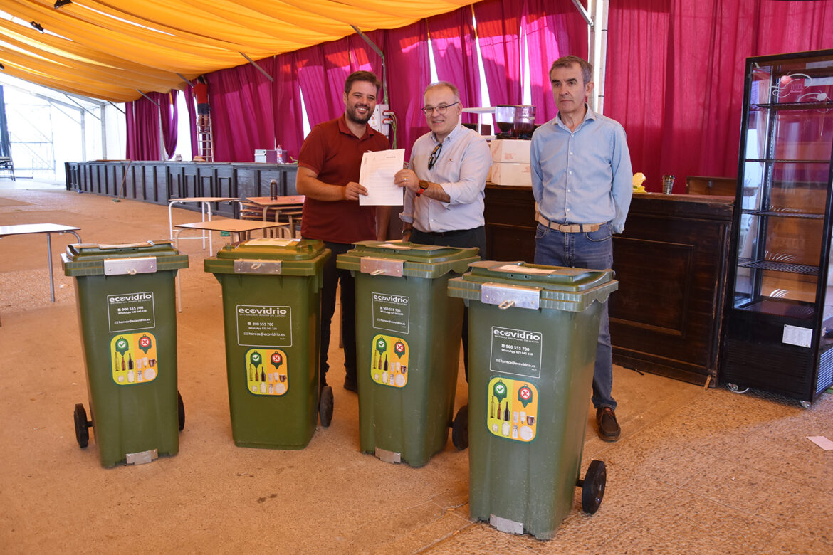 entrega contenedores vidrio