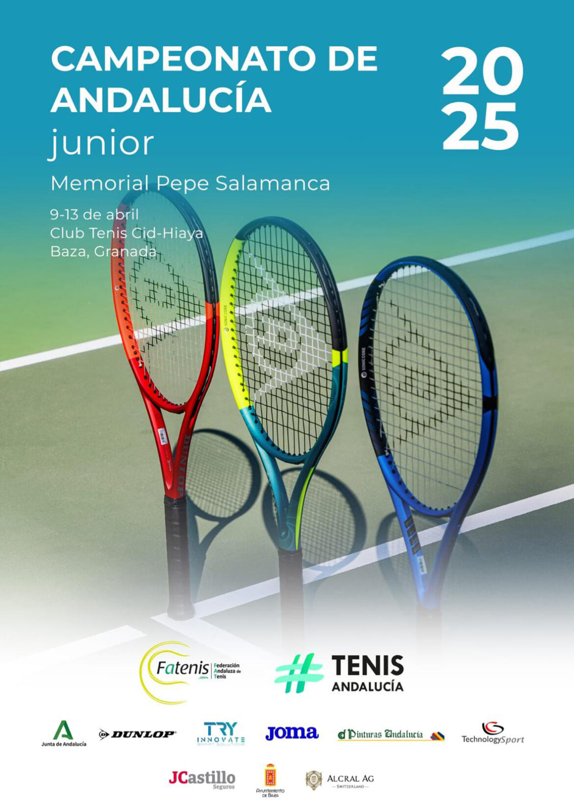 cartel campeonato andaluz tenis junior